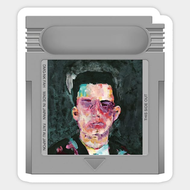 Beams Game Cartridge Sticker by PopCarts